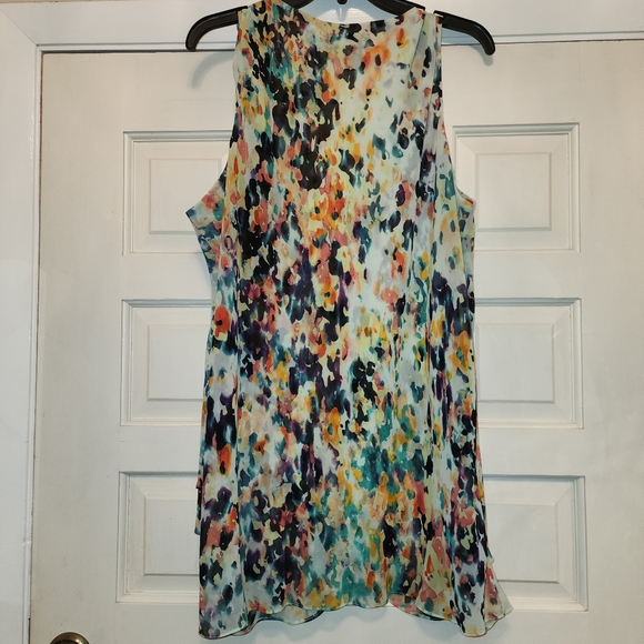 Calvin Klein Abstract Multicolor Tunic - Picture 2 of 6